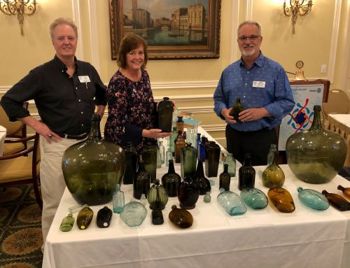 Doug Simms speaks on antique bottle collecting and America’s first industry – glassmaking